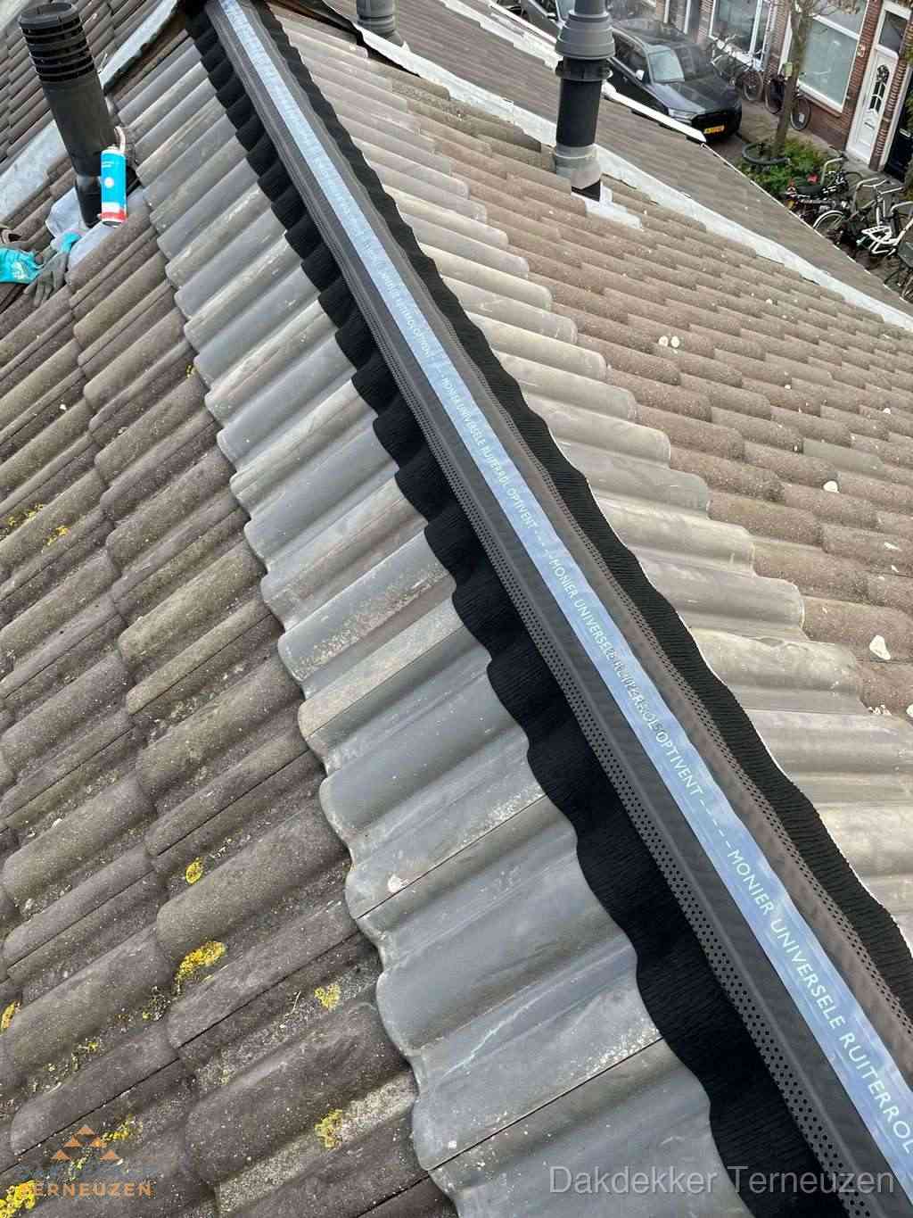 Dakrenovatie plat dak met bitumen dakbedekking in Terneuzen