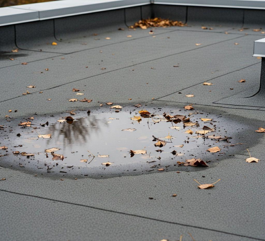 Daklekkage In Herfst Terneuzen